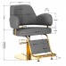 Hairdressing chair GABBIANO LINZ NQ GOLD Grey